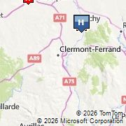 Hotel du Chateau de Maulmont Map